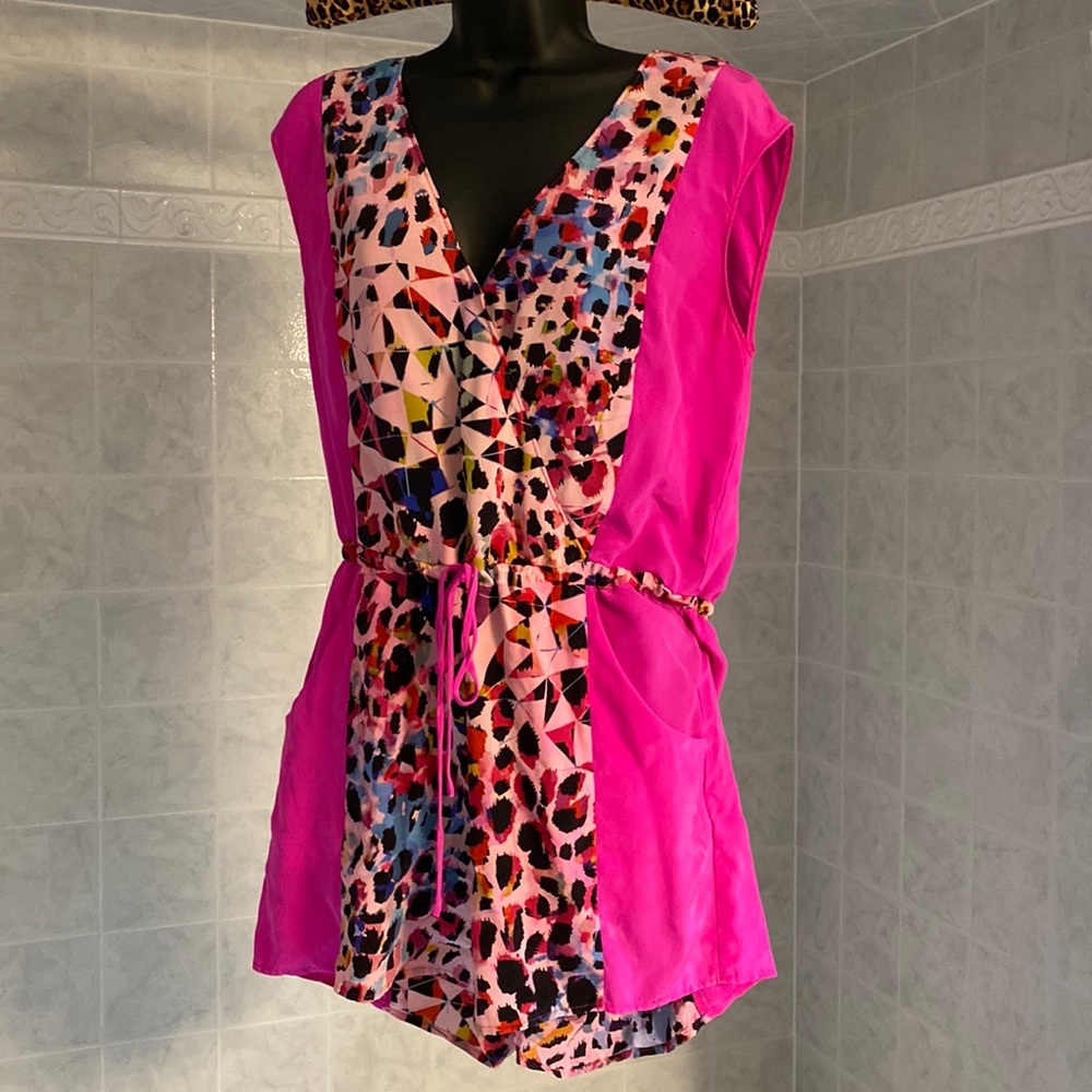 Hot Pink Romper